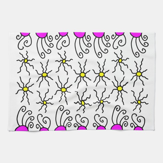 Sun Doodle Art Geschirrtuch (Horizontal)
