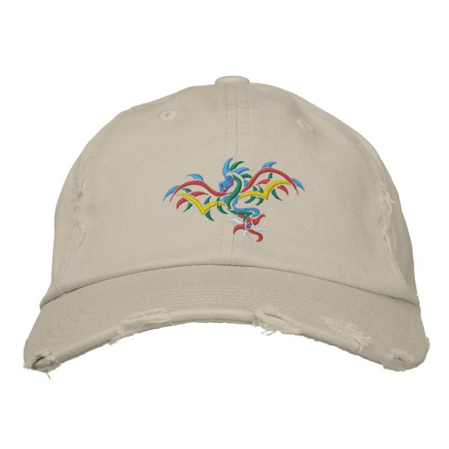 Sun Dragon Sports Bestickte Kappe (Vorderseite)
