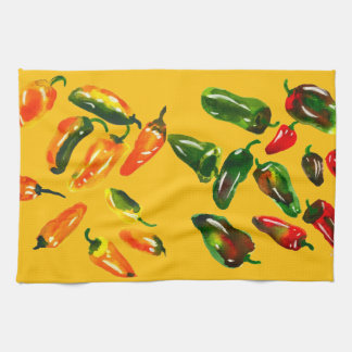 Sun-Drenched Peppers Kitchen Towels Geschirrtuch