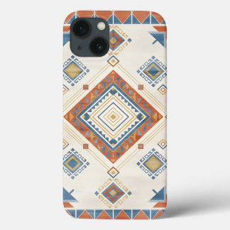 Sun-Drenched Terracotta and Blue Desert Kilim Case-Mate iPhone Hülle