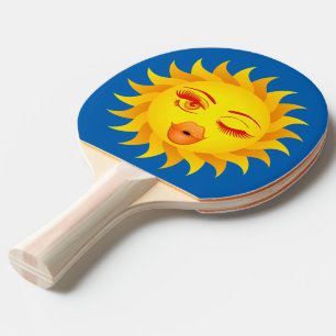 Sun emoji tischtennis schläger