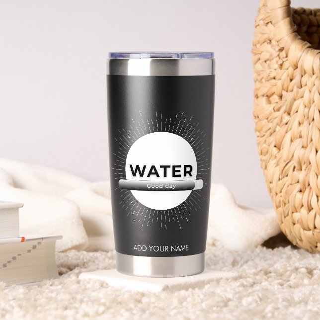 Sun Energy Quote | Custom Name Thermobecher (Wohnzimmer (gedreht))