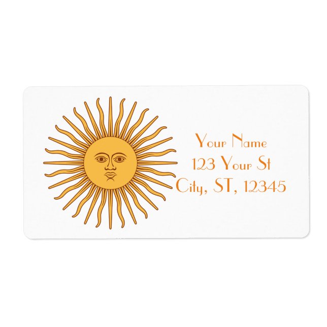 Sun face Art Illustration Thunder_Cove (Vorne)