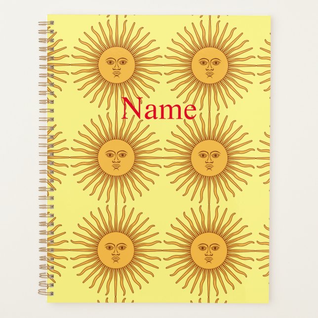 Sun face Art Illustration Thunder_Cove Planer (Vorderseite)