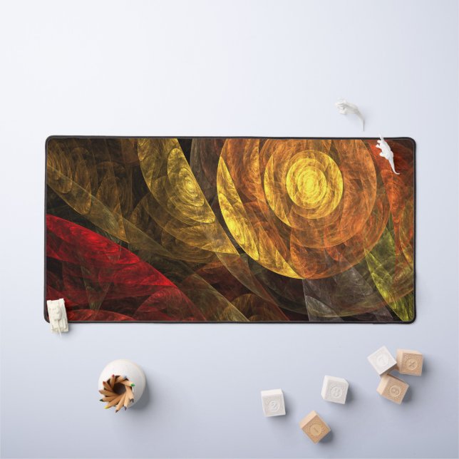 Sun Flower Floral Moderne Art Motif Abstrait (Tableau pour enfants)
