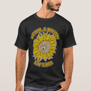 Sun Flower Funny personne haute T-shirt