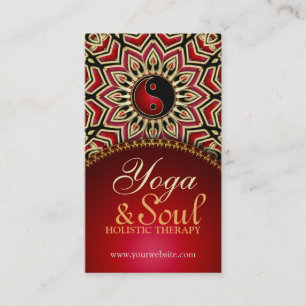 Sun Flower Power NewAge Reiki Yoga Business Cards Visitenkarte