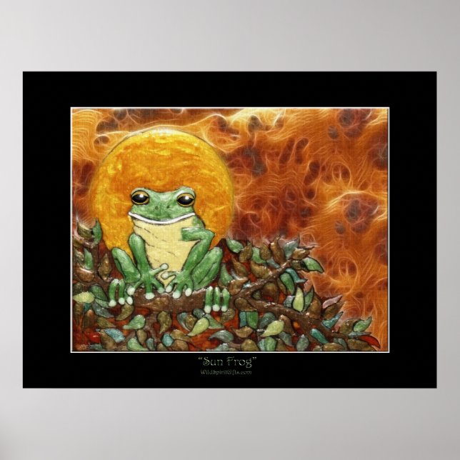 SUN FROG Art Poster (Vorne)