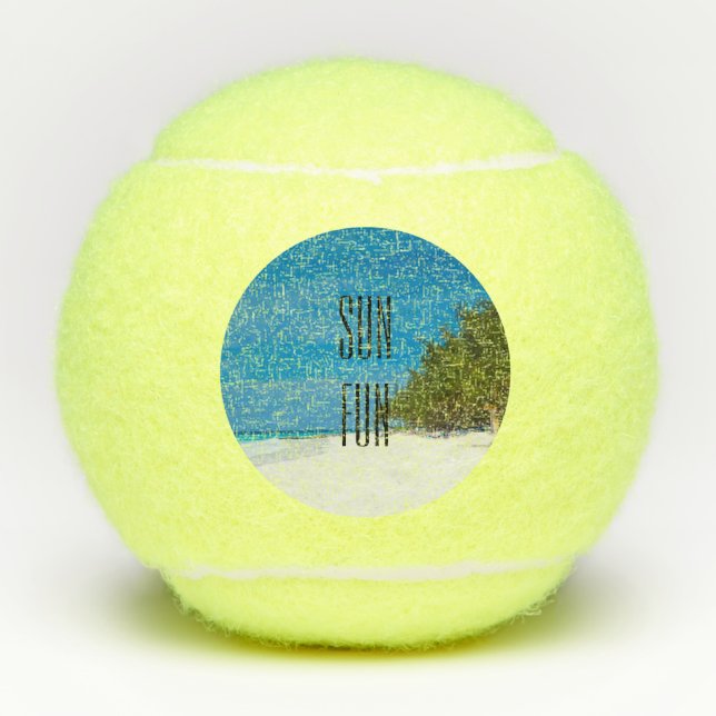 Sun Fun Beach Tennisbälle (Vorderseite)