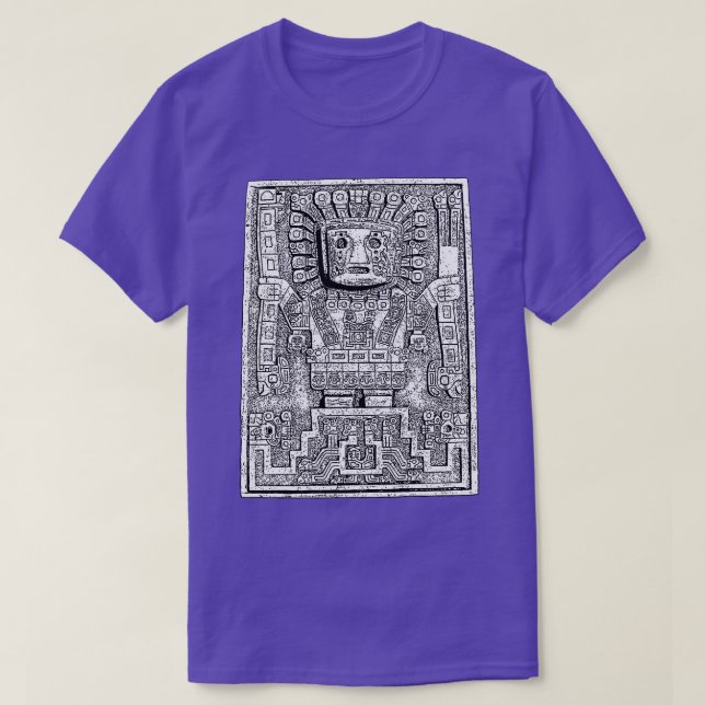 Sun gate Sun God Viracocha Pre Columbian 1 T-Shirt (Design vorne)