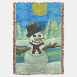 Sun-Geküsster Schneemann Decke