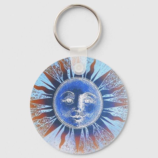 Sun-Gesicht Schlüsselanhänger (Vorderseite)