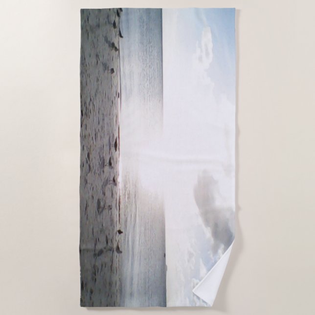 Sun Glory am Strand Badetuch (Vorderseite)