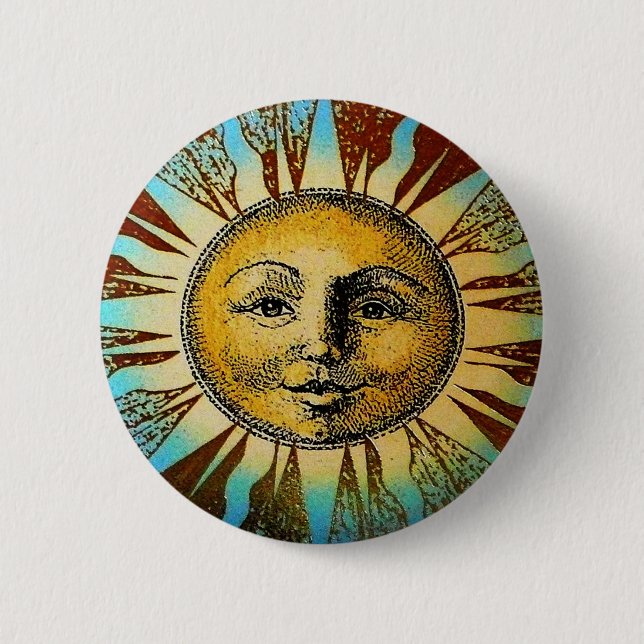 Sun God Button (Vorderseite)