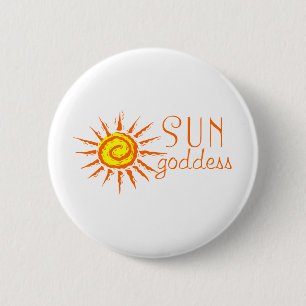 Sun-Göttin Button