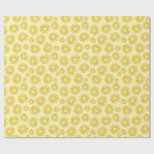 Sun is Shining -  Geschenkpapier (Flach)