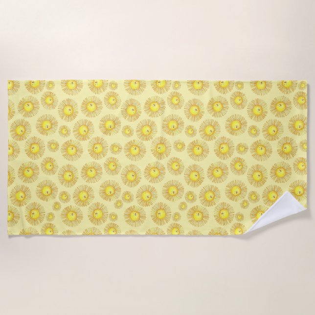 Sun is Shining -  Strandtuch (Vorderseite)