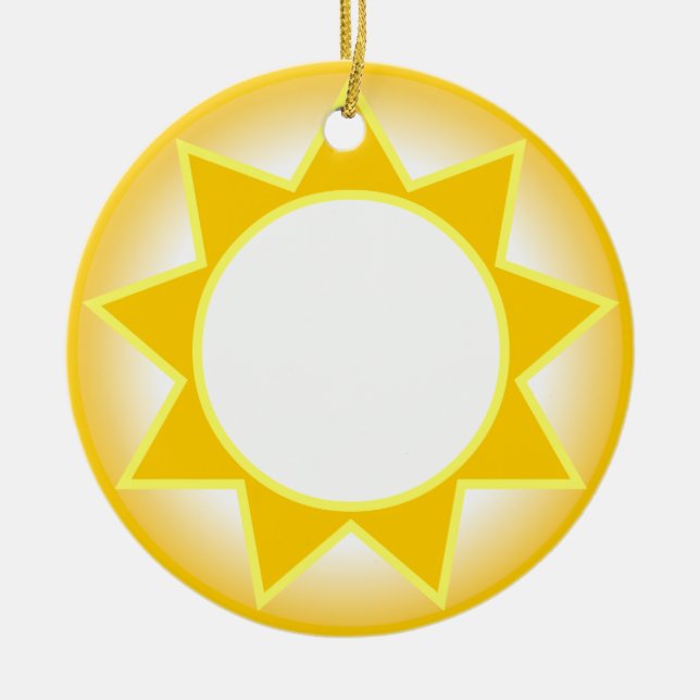 Sun Keramik Ornament (Vorne)