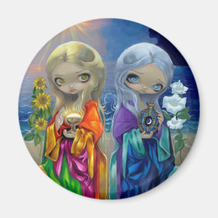 "Sun-Kind und Mond-Kinder" Magnet