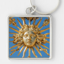 Sun King am Goldenen Tor zum Schloss Versailles
