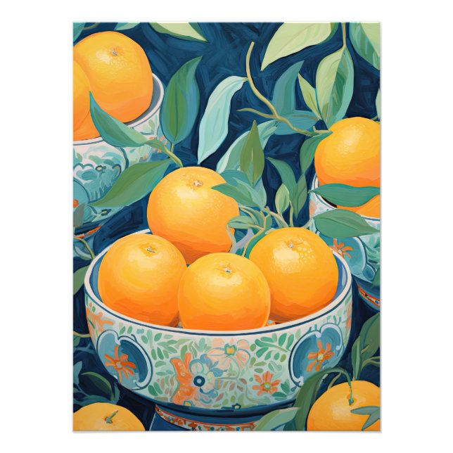 Sun-Kissed Citrus Fotodruck (Vorne)