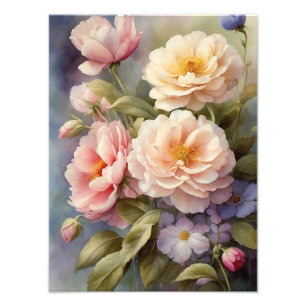Sun-Kissed Splendor: Eine lebendige Bouquet-Malere Fotodruck