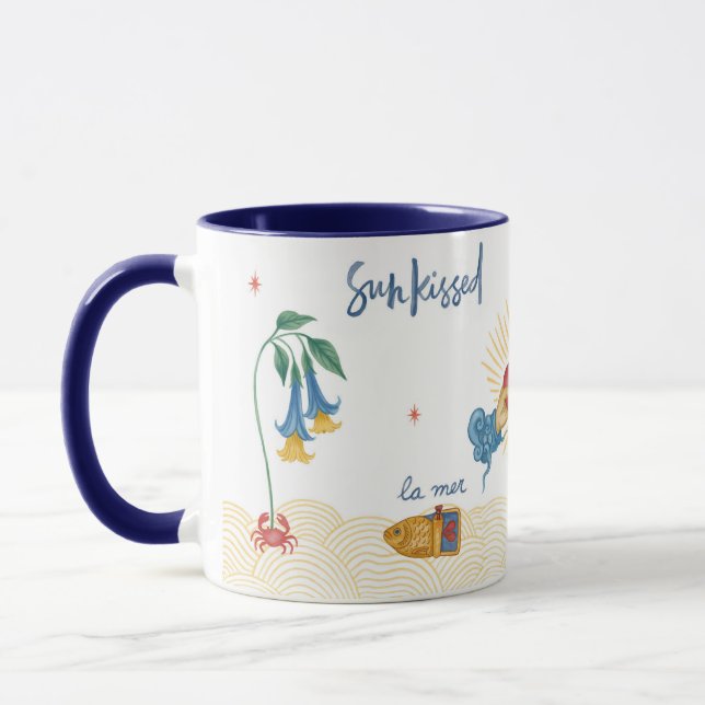Sun Kissed Tasse - Whimsical Ocean Inspiriert Cup (Links)