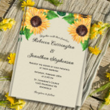 Sun-Kissed Vows: Einladung zur Hochzeit von Sonnen