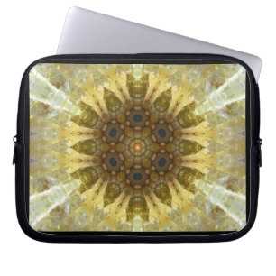 Sun-Kristall-Mandala Laptopschutzhülle