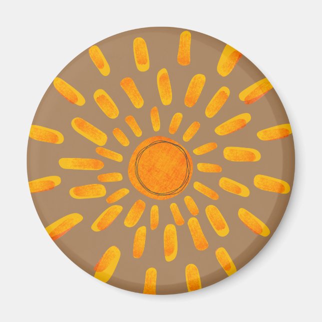 Sun Kühlschrankmagnet (Vorne)