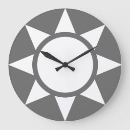 Sun (Large) Wall Clock Große Wanduhr