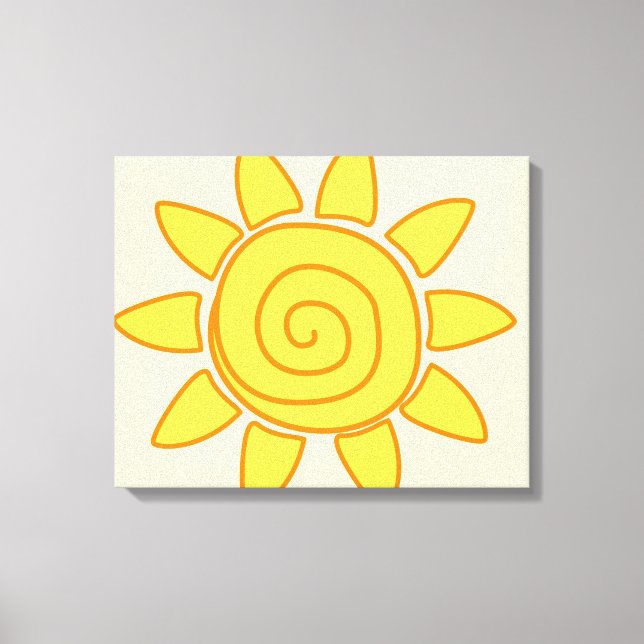 Sun Leinwanddruck (Vorderseite)