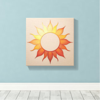 Sun-Malerei Leinwanddruck