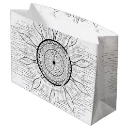 Sun Mandala 1 Große Geschenktüte