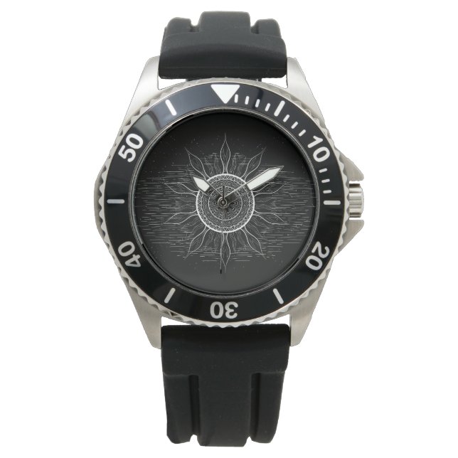 Sun Mandala 2 Armbanduhr (Vorderseite)
