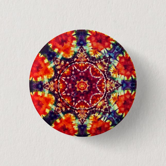 Sun Mandala Button (Vorderseite)
