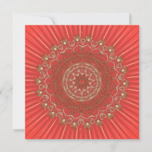 Sun Mandala - Carte de voeux, Invitation,