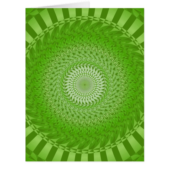 Sun Mandala green (Vorderseite)