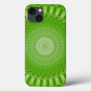 Sun Mandala green Case-Mate iPhone Hülle
