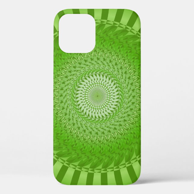 Sun Mandala green Case Mate Samsung Galaxy Case (Rückseite)