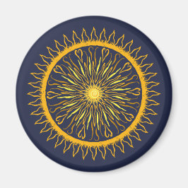 Sun Mandala Magnet