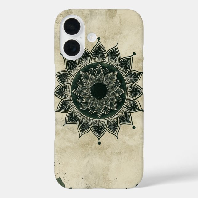 Sun Mandala Roots Phone Case (Rückseite)