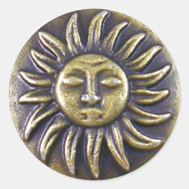 Sun Medallion Sticker (Vorderseite)