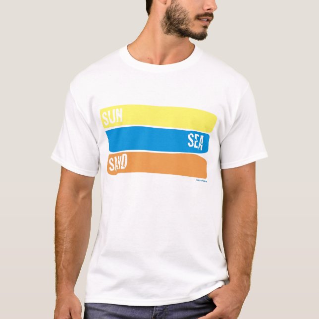 Sun-Meer-Sand T-Shirt (Vorderseite)