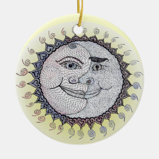 Sun-/Mond-Freundschafts-Verzierung Keramikornament
