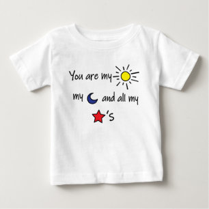 Sun-Moon-and-Stars- Baby T-shirt