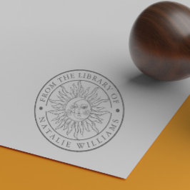 Sun Moon aus der Bibliothek der Briefmarke Kautsch Gummistempel