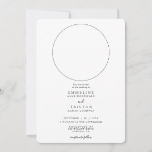 Sun Moon Celestial Wedding Einladung