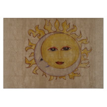 Sun Moon Cutting Board