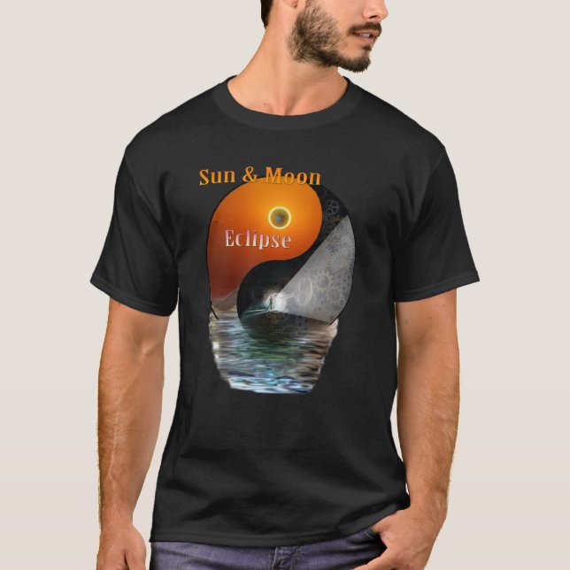 Sun & Moon-Eclipse-Zeit T-Shirt (Vorderseite)